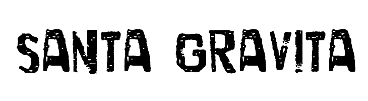 Santa Gravita  免费字体下载