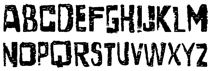 Santa Gravita Font LOWERCASE