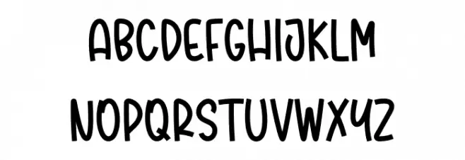 Santa History Font Litere mari