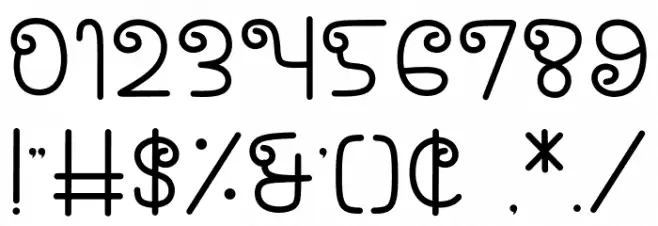 Santa House Font OTHER CHARS