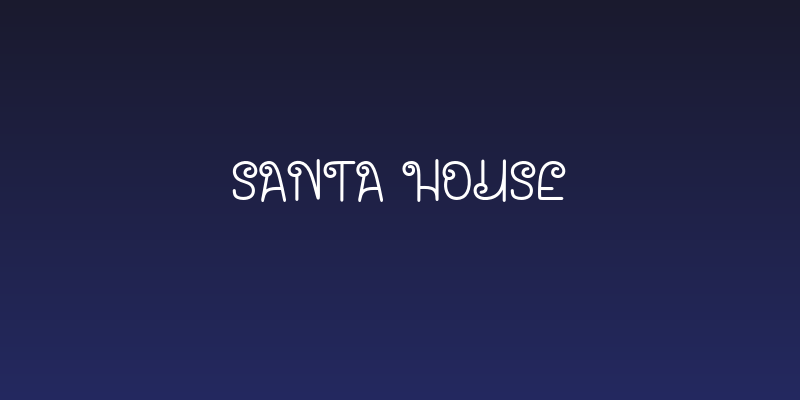Santa House Social Header