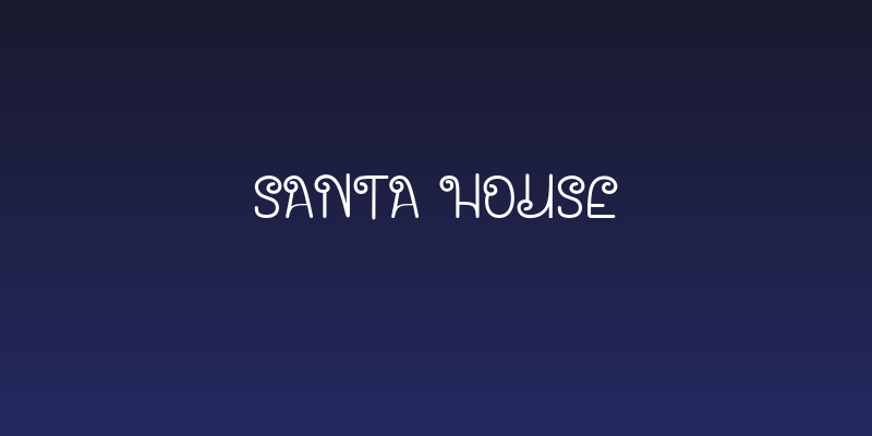 Santa House Social Header
