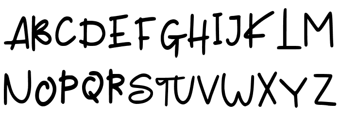 Santa Love Font UPPERCASE