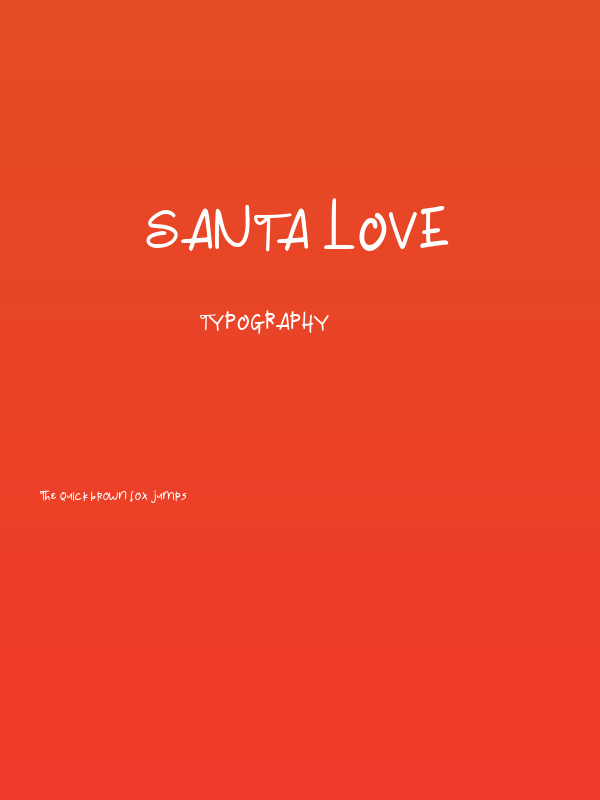Santa Love Poster