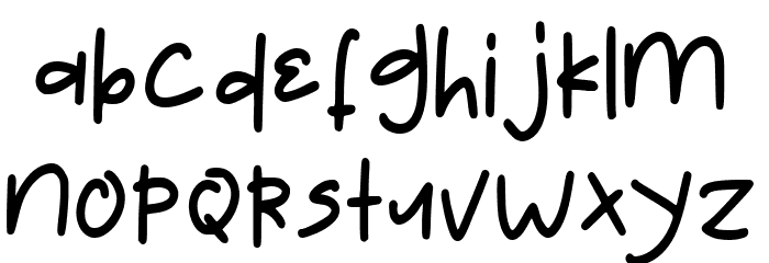 Santa Love Font LOWERCASE