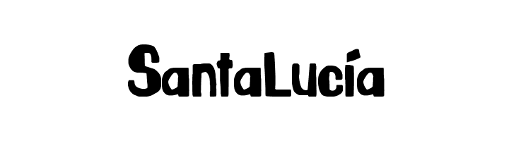 Santa Lucía  Frei Schriftart Herunterladen