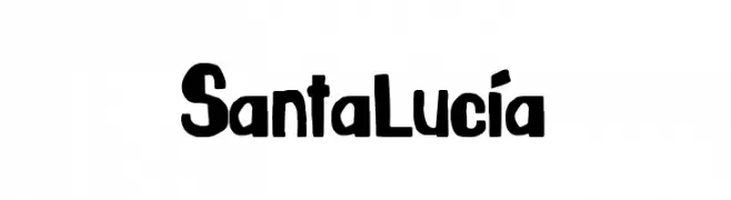 Santa Lucía  Free Fonts Download