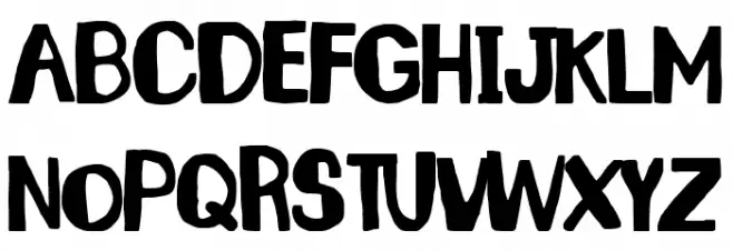 Santa Lucía Schriftart Groß