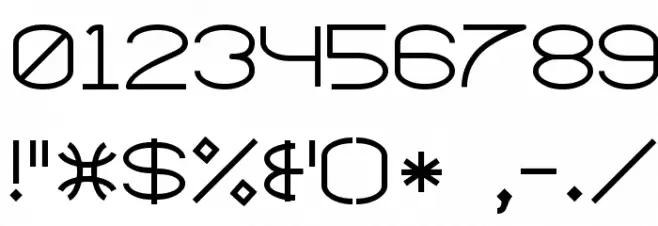 Santa Moncia MF Font OTHER CHARS