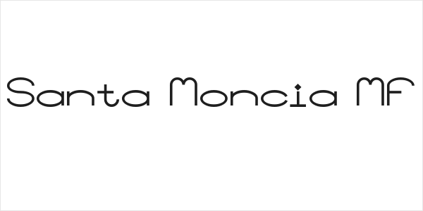 Santa Moncia MF Logo