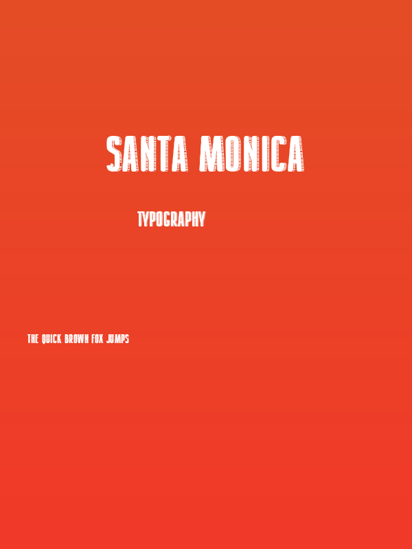 Santa Monica Poster