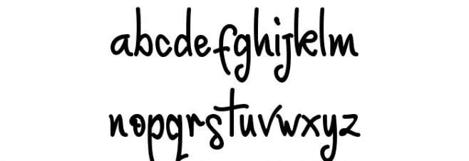 Santa Reindeer- PERSONAL USE 字体 小写