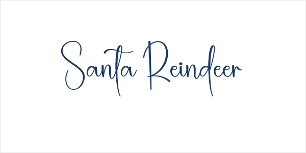 Santa Reindeer Logo