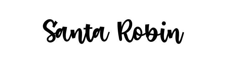 Santa Robin  Free Fonts Download
