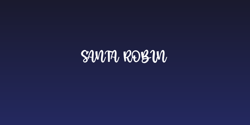 Santa Robin Social Header