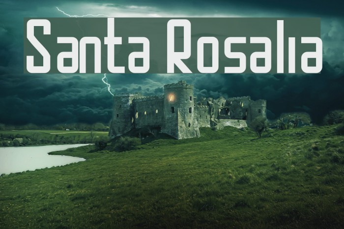 Santa Rosalia Font examples