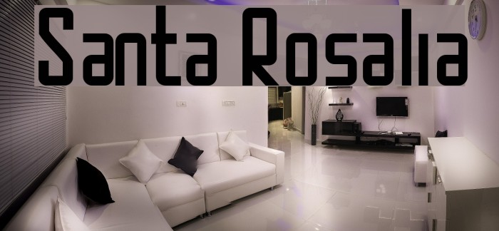 Santa Rosalia Font examples