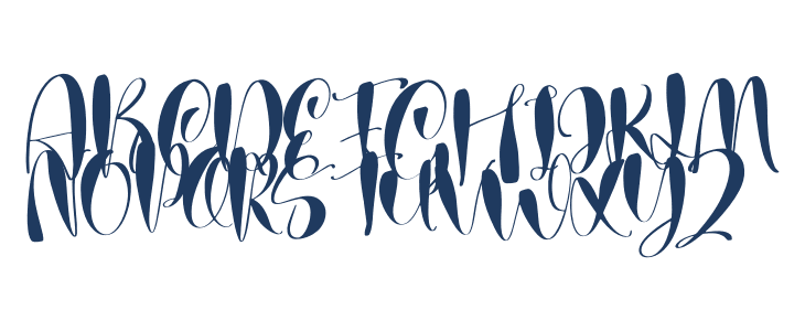 Santa Signature Uppercase