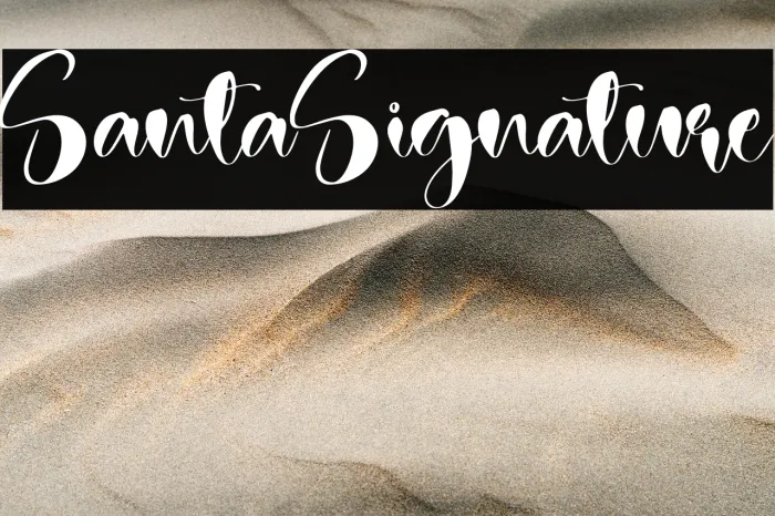 Santa Signature Example 1
