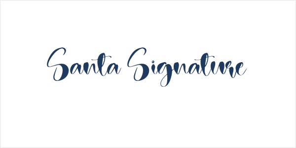 Santa Signature Logo