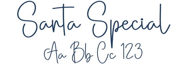 Santa Special Font Preview