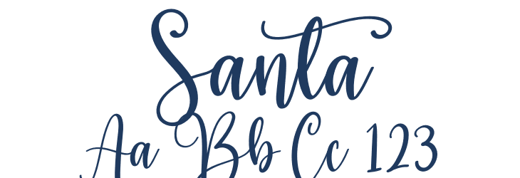 Santa Font Preview