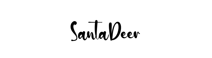 SantaDeer  les polices de caractères gratuit tlcharger