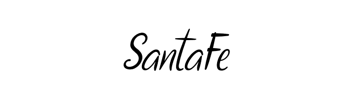 SantaFe नि: शुल्क फ़ॉन्ट्स डाउनलोड