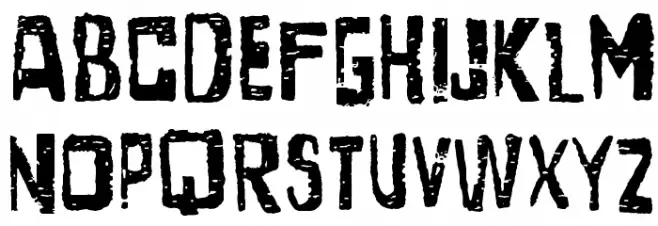 SantaGravita Font LOWERCASE