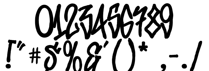 SantaMonicaTag Font OTHER CHARS