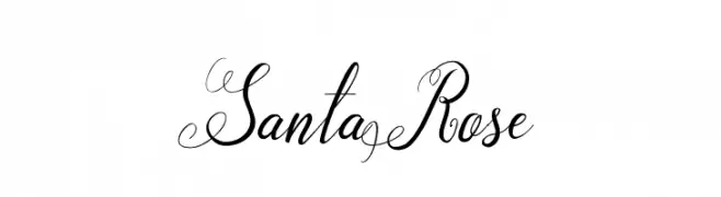SantaRose  font caratteri gratis