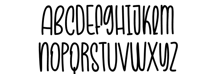 Santaclaus Font LOWERCASE