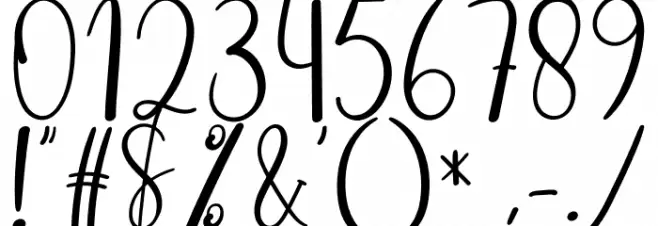 Santaclause Font OTHER CHARS