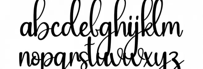 Santaclause Font LOWERCASE