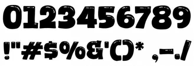 Santai Relax Font OTHER CHARS