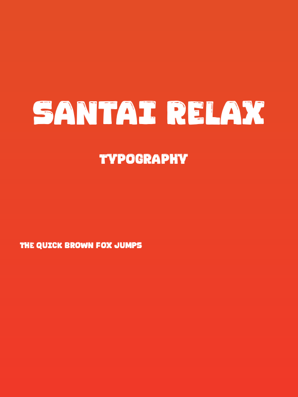 Santai Relax Poster