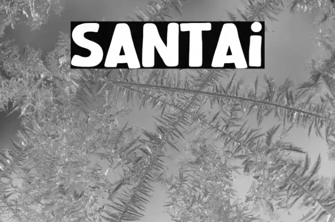 Santai Font examples