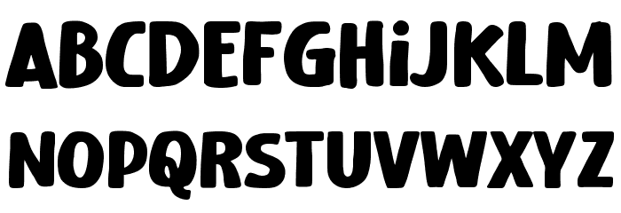 Santai Font Litere mici