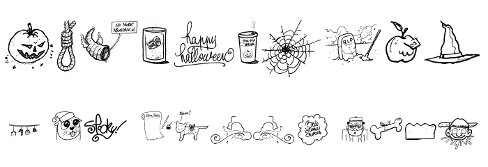 Santalloween_PersonalUseOnly Font OTHER CHARS