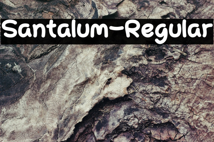 Santalum-Regular Example 2