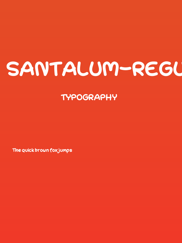 Santalum-Regular Poster