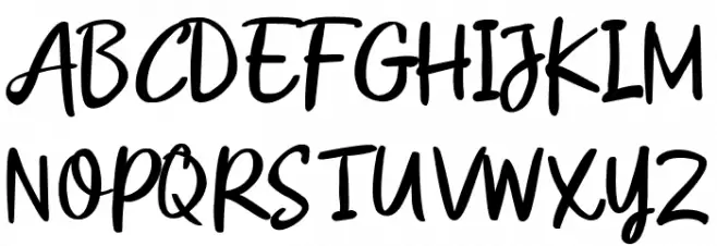 Santan Kelapa 字体 大写