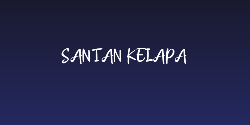 Santan Kelapa Social Header