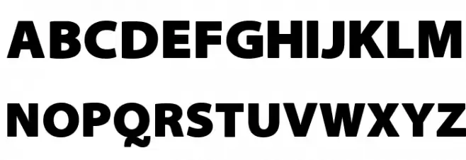 Santana-Black Font Litere mari