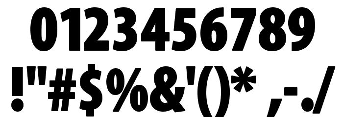 Santana-BlackCondensed Font Alte caractere