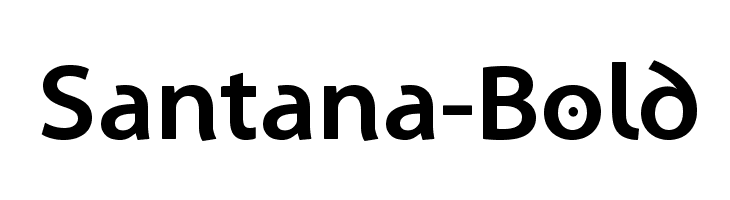 Santana-Bold  フリーフォントのダウンロード