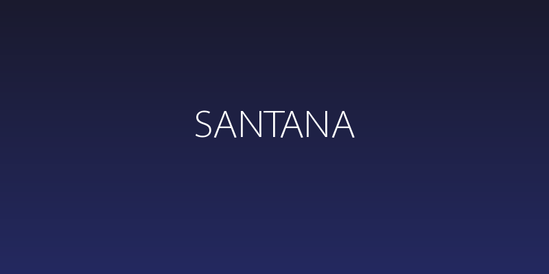 Santana Social Header