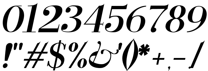 Santander italic Font OTHER CHARS