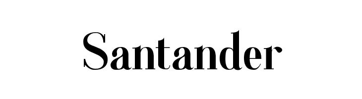 Santander  Free Fonts Download
