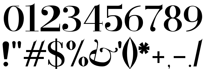 Santander Font OTHER CHARS